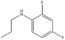 2,4-difluoro-N-propylaniline Struktur