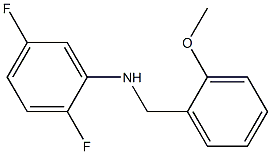 2,5-difluoro-N-[(2-methoxyphenyl)methyl]aniline Struktur