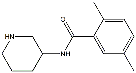 2,5-dimethyl-N-(piperidin-3-yl)benzamide Struktur