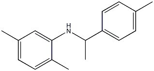 2,5-dimethyl-N-[1-(4-methylphenyl)ethyl]aniline Struktur