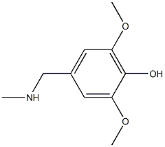 2,6-dimethoxy-4-[(methylamino)methyl]phenol Struktur