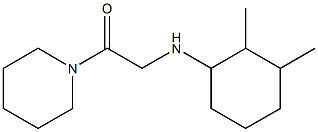 2-[(2,3-dimethylcyclohexyl)amino]-1-(piperidin-1-yl)ethan-1-one Struktur