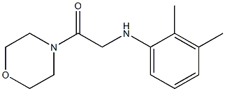 2-[(2,3-dimethylphenyl)amino]-1-(morpholin-4-yl)ethan-1-one Struktur