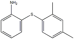 2-[(2,4-dimethylphenyl)sulfanyl]aniline Struktur