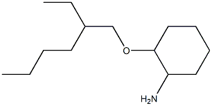 2-[(2-ethylhexyl)oxy]cyclohexan-1-amine Struktur