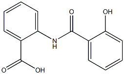 2-[(2-hydroxybenzoyl)amino]benzoic acid Struktur