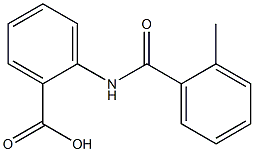 2-[(2-methylbenzoyl)amino]benzoic acid Struktur