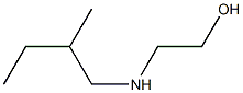 2-[(2-methylbutyl)amino]ethan-1-ol Struktur