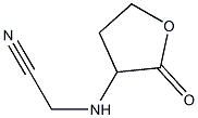 2-[(2-oxooxolan-3-yl)amino]acetonitrile Struktur