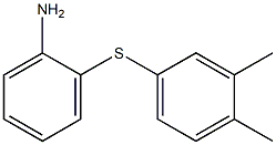 2-[(3,4-dimethylphenyl)sulfanyl]aniline Struktur