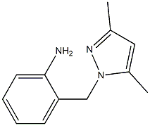 2-[(3,5-dimethyl-1H-pyrazol-1-yl)methyl]aniline Struktur