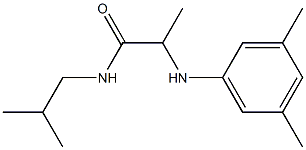 2-[(3,5-dimethylphenyl)amino]-N-(2-methylpropyl)propanamide Struktur