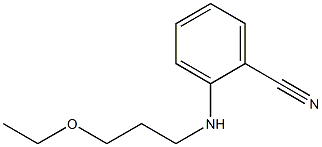 2-[(3-ethoxypropyl)amino]benzonitrile Struktur