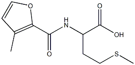 2-[(3-methyl-2-furoyl)amino]-4-(methylthio)butanoic acid Struktur