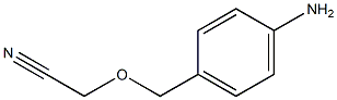 2-[(4-aminophenyl)methoxy]acetonitrile Struktur