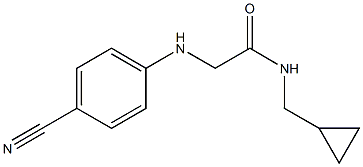 2-[(4-cyanophenyl)amino]-N-(cyclopropylmethyl)acetamide Struktur