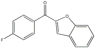 2-[(4-fluorophenyl)carbonyl]-1-benzofuran Struktur