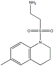 2-[(6-methyl-3,4-dihydroquinolin-1(2H)-yl)sulfonyl]ethanamine Struktur