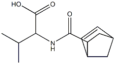 2-[(bicyclo[2.2.1]hept-5-en-2-ylcarbonyl)amino]-3-methylbutanoic acid Struktur