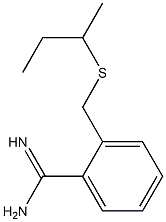 2-[(butan-2-ylsulfanyl)methyl]benzene-1-carboximidamide Struktur