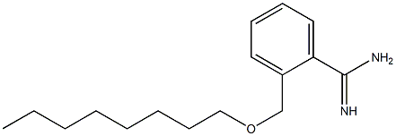 2-[(octyloxy)methyl]benzene-1-carboximidamide Struktur