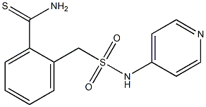 2-[(pyridin-4-ylsulfamoyl)methyl]benzene-1-carbothioamide Struktur