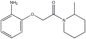 2-[2-(2-methylpiperidin-1-yl)-2-oxoethoxy]aniline Struktur