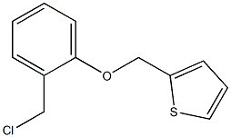 2-[2-(chloromethyl)phenoxymethyl]thiophene Struktur