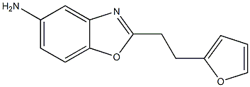 2-[2-(furan-2-yl)ethyl]-1,3-benzoxazol-5-amine Struktur