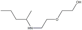 2-[2-(pentan-2-ylamino)ethoxy]ethan-1-ol Struktur