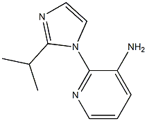 2-[2-(propan-2-yl)-1H-imidazol-1-yl]pyridin-3-amine Struktur