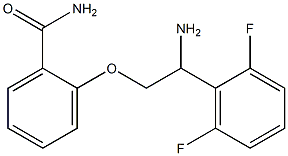 2-[2-amino-2-(2,6-difluorophenyl)ethoxy]benzamide Struktur