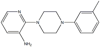 2-[4-(3-methylphenyl)piperazin-1-yl]pyridin-3-amine Struktur