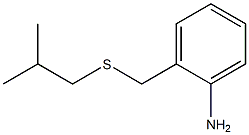 2-{[(2-methylpropyl)sulfanyl]methyl}aniline Structure