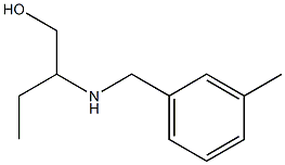 2-{[(3-methylphenyl)methyl]amino}butan-1-ol Struktur