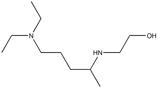 2-{[5-(diethylamino)pentan-2-yl]amino}ethan-1-ol Struktur