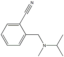 2-{[isopropyl(methyl)amino]methyl}benzonitrile Struktur