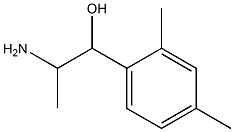 2-amino-1-(2,4-dimethylphenyl)propan-1-ol Struktur