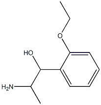 2-amino-1-(2-ethoxyphenyl)propan-1-ol Struktur