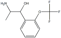 2-amino-1-[2-(trifluoromethoxy)phenyl]propan-1-ol Struktur