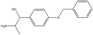 2-amino-1-[4-(benzyloxy)phenyl]propan-1-ol Struktur