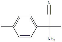 2-amino-2-(4-methylphenyl)propanenitrile Struktur