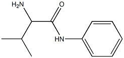 2-amino-3-methyl-N-phenylbutanamide Struktur