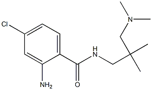 2-amino-4-chloro-N-{2-[(dimethylamino)methyl]-2-methylpropyl}benzamide Struktur