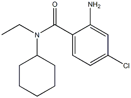 2-amino-4-chloro-N-cyclohexyl-N-ethylbenzamide Struktur