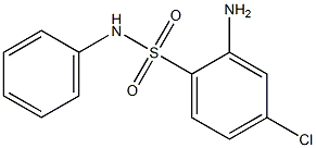 2-amino-4-chloro-N-phenylbenzene-1-sulfonamide Struktur