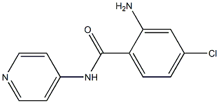 2-amino-4-chloro-N-pyridin-4-ylbenzamide Struktur