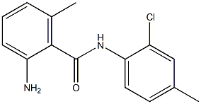 2-amino-N-(2-chloro-4-methylphenyl)-6-methylbenzamide Struktur