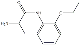 2-amino-N-(2-ethoxyphenyl)propanamide Struktur