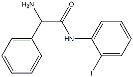 2-amino-N-(2-iodophenyl)-2-phenylacetamide Struktur